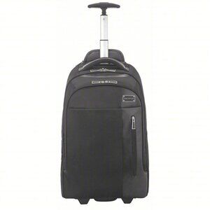 ECO STYLE Rolling Laptop Backpack: Black,
